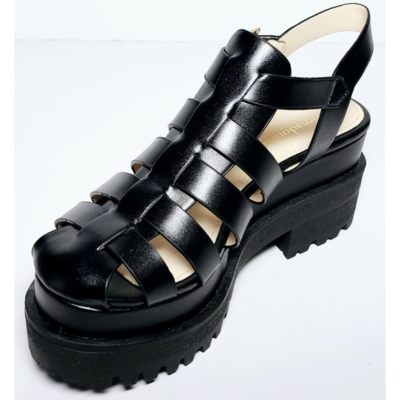 PRIMADONNA COLLECTION WOMEN SANDAL PLATFORM STRAPS EURO SIZE BLACK 00134 ECP - Picture 8 of 12